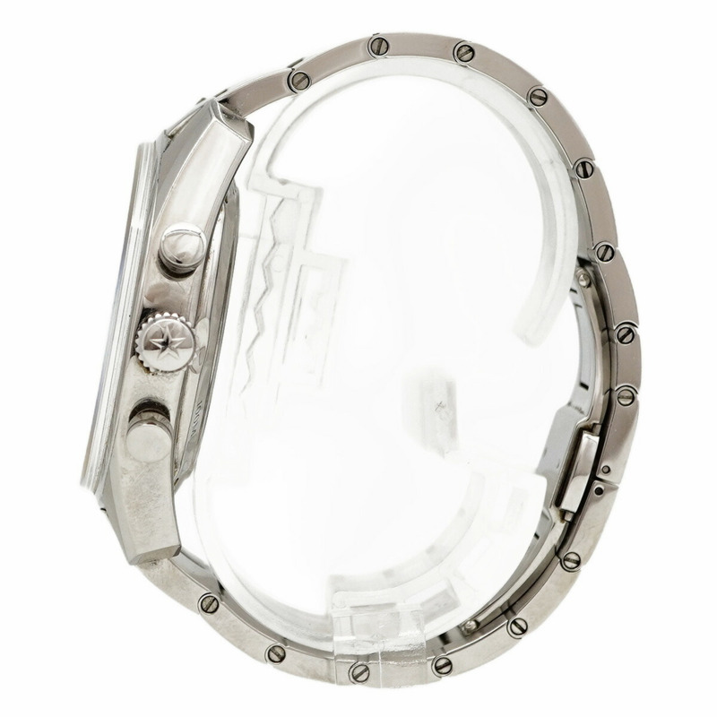 真力時 Chronomaster 03.2040.4061 銀色鏤空錶盤男士腕錶-9