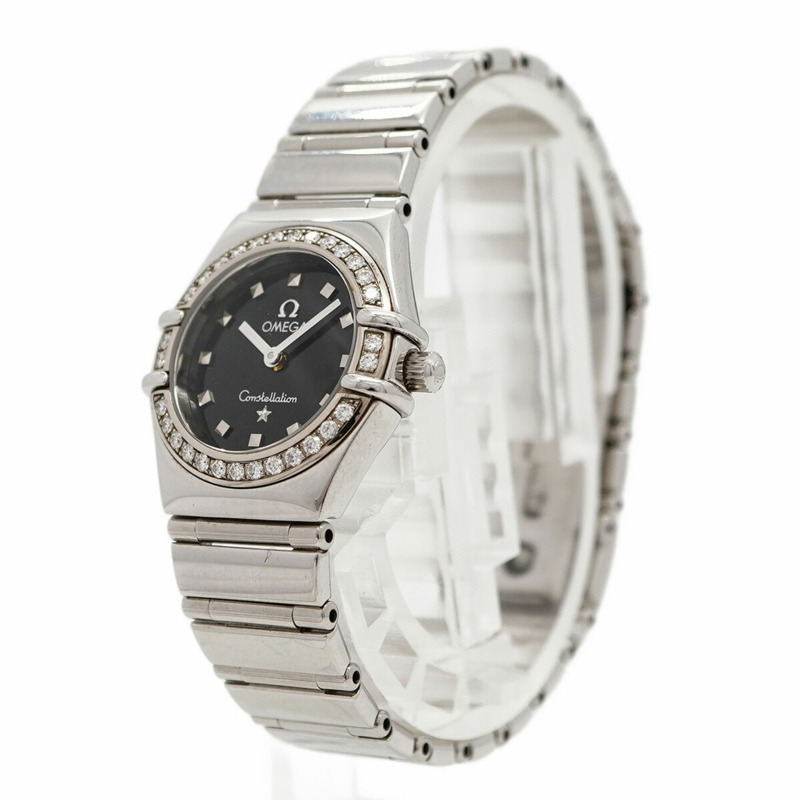 歐米茄星座系列 1465.51 黑色錶盤女錶-2