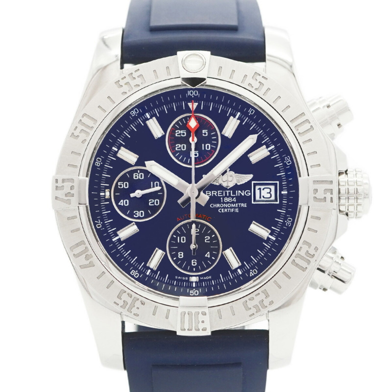 百年靈復仇者二代 A13381 黑色錶盤男士腕錶-0