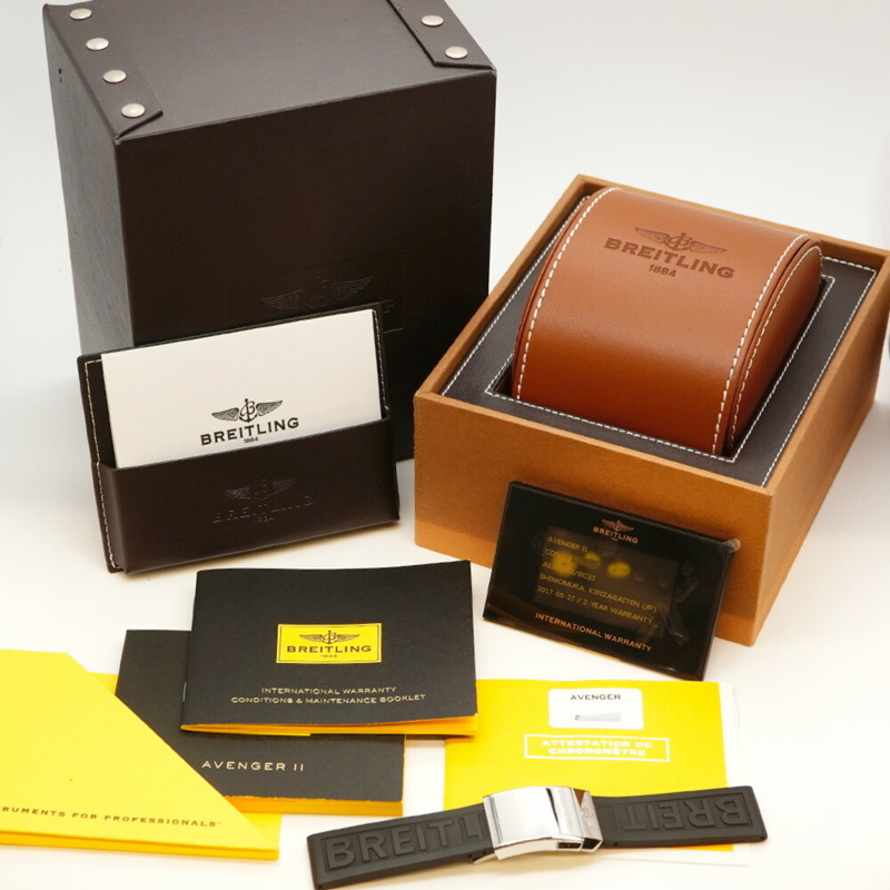 百年靈復仇者二代 A13381 黑色錶盤男士腕錶-1