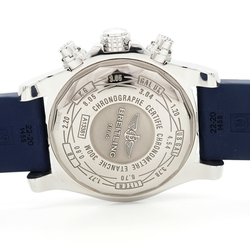 百年靈復仇者二代 A13381 黑色錶盤男士腕錶-5