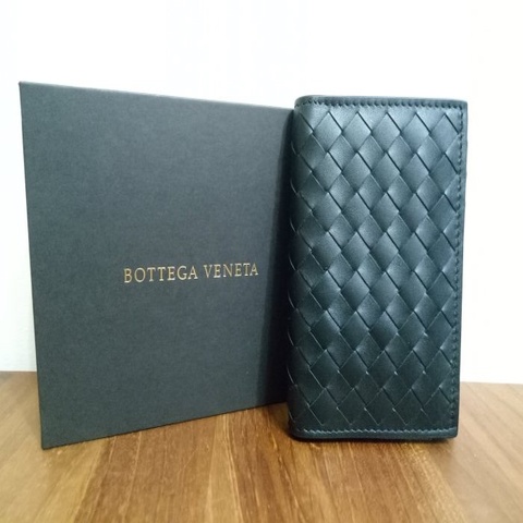 義大利BOTTEGA VENETA對開卡片夾 全新現貨 BV編織卡夾