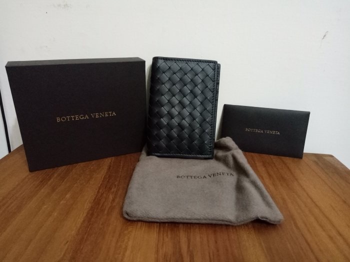 義大利BOTTEGA VENETA對開卡片夾 全新現貨 BV編織卡夾-2