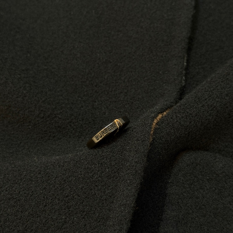 BURBERRY英國雙面樺木棕色格紋羊毛大衣UK4-12