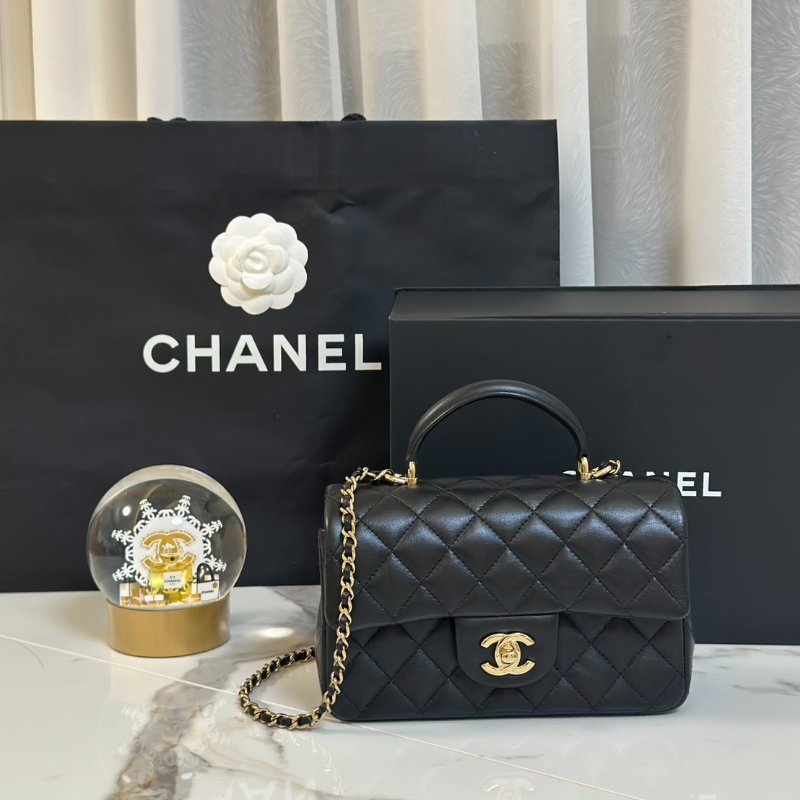 CHANEL Handle Mini CF20 - 黑金-0