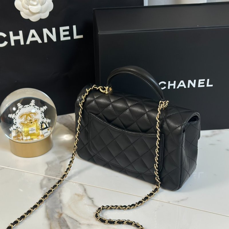 CHANEL Handle Mini CF20 - 黑金-5