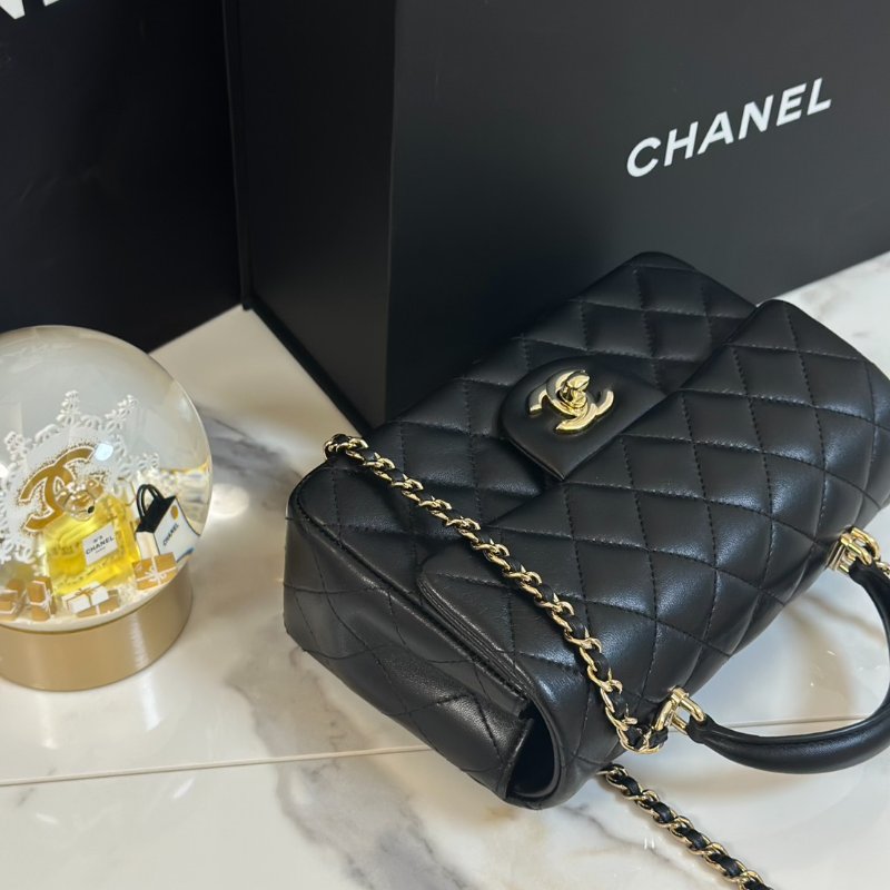 CHANEL Handle Mini CF20 - 黑金-6