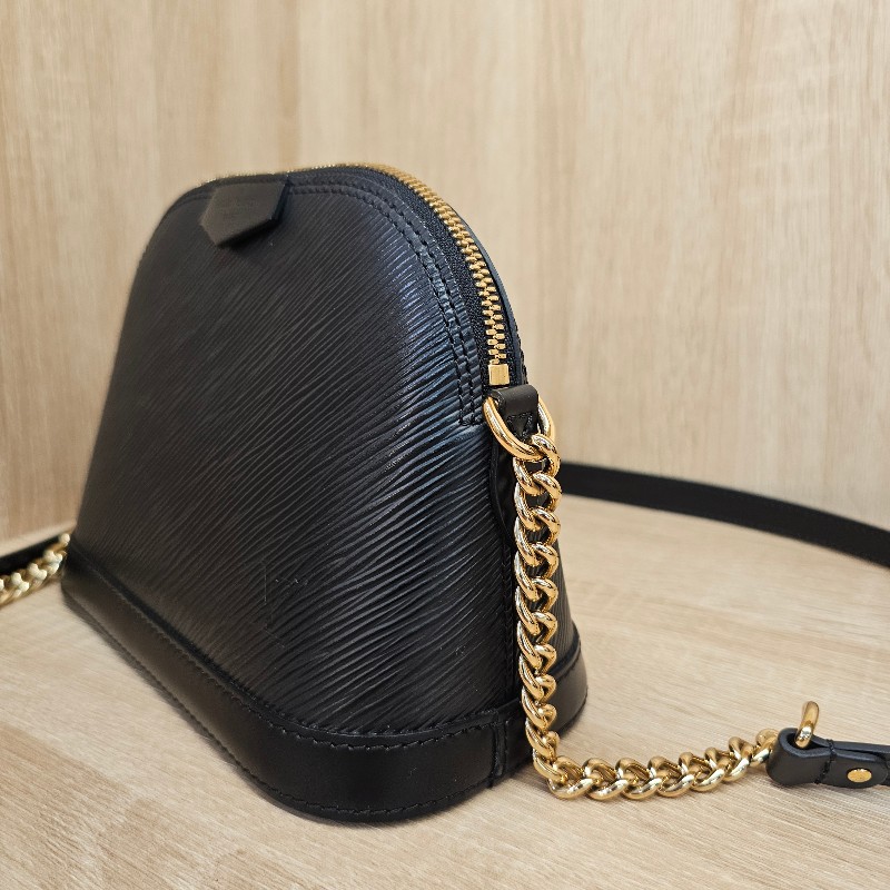 [絕版品耐看好物❣️] LV黑Epi AlmaMini拉鏈斜背包-2