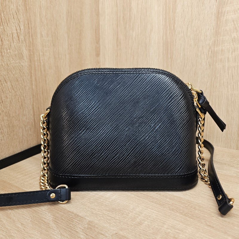 [絕版品耐看好物❣️] LV黑Epi AlmaMini拉鏈斜背包-4