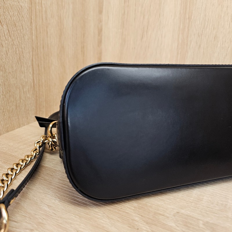 [絕版品耐看好物❣️] LV黑Epi AlmaMini拉鏈斜背包-9