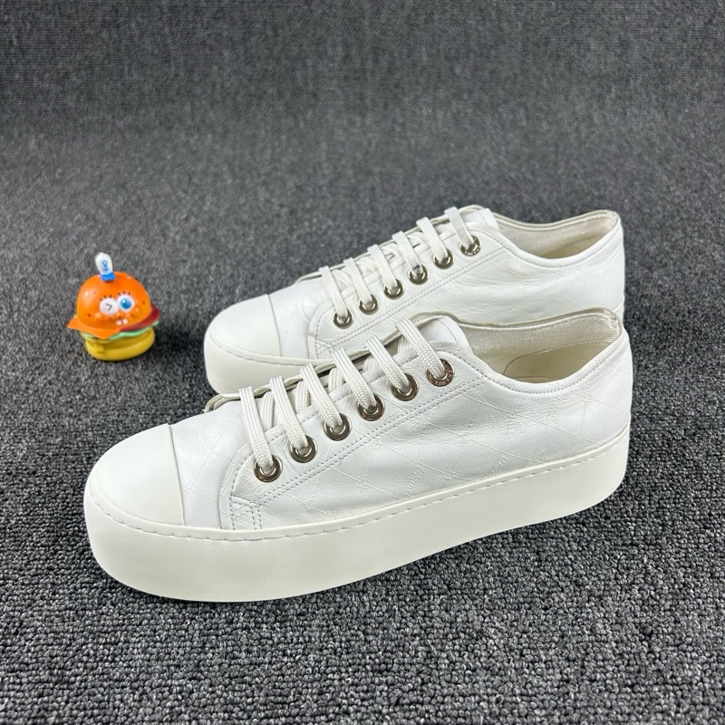 Chanel 香奈兒25p厚底大頭鞋 尺碼:39整體成色不錯 下地次數不多-0