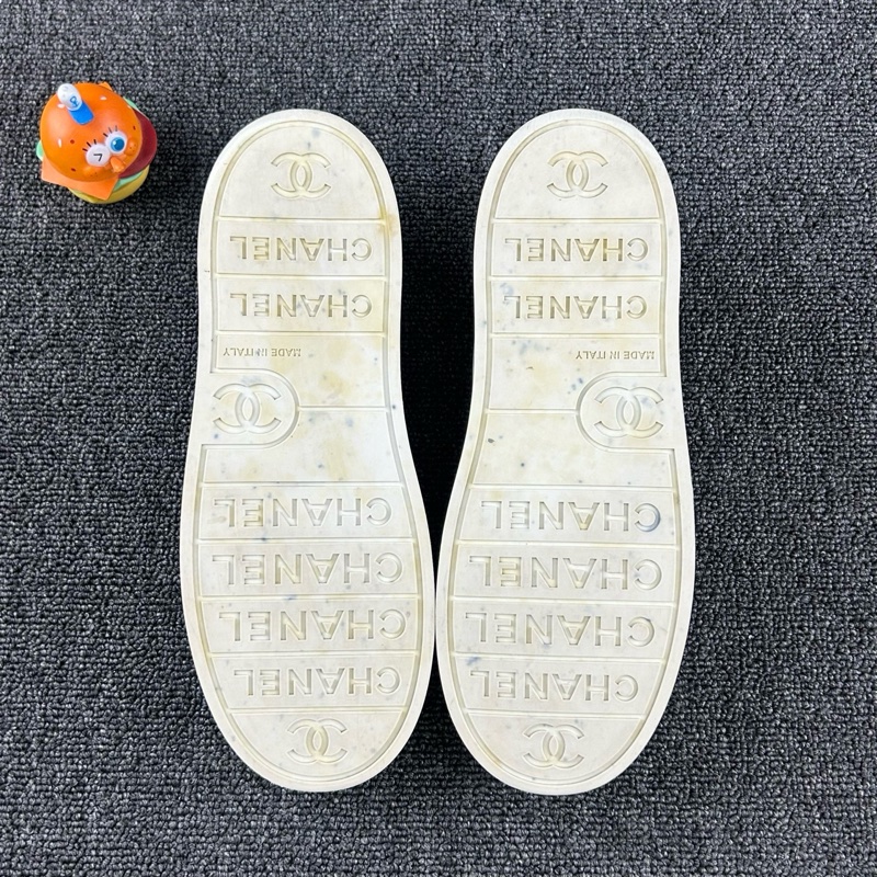 Chanel 香奈兒25p厚底大頭鞋 尺碼:39整體成色不錯 下地次數不多-7