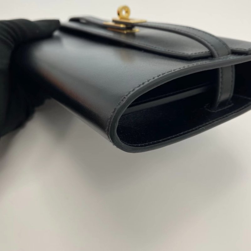 HERMES Kellytogo黑金box小牛皮肩背斜背包20*11*3 全新閒置配件盒子塵袋吊牌-2