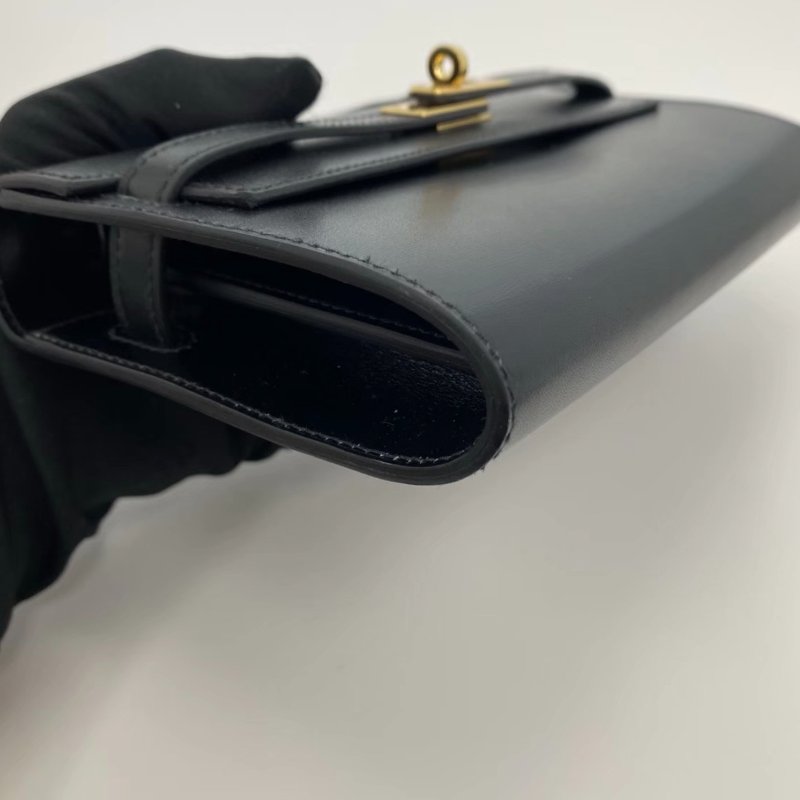 HERMES Kellytogo黑金box小牛皮肩背斜背包20*11*3 全新閒置配件盒子塵袋吊牌-3