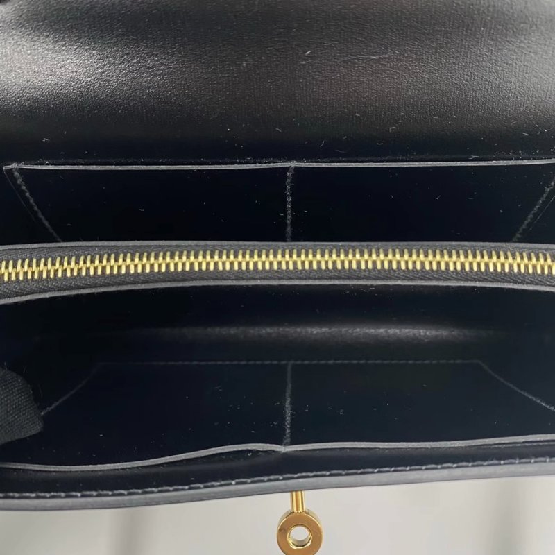 HERMES Kellytogo黑金box小牛皮肩背斜背包20*11*3 全新閒置配件盒子塵袋吊牌-4