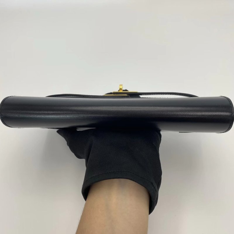 HERMES Kellytogo黑金box小牛皮肩背斜背包20*11*3 全新閒置配件盒子塵袋吊牌-5