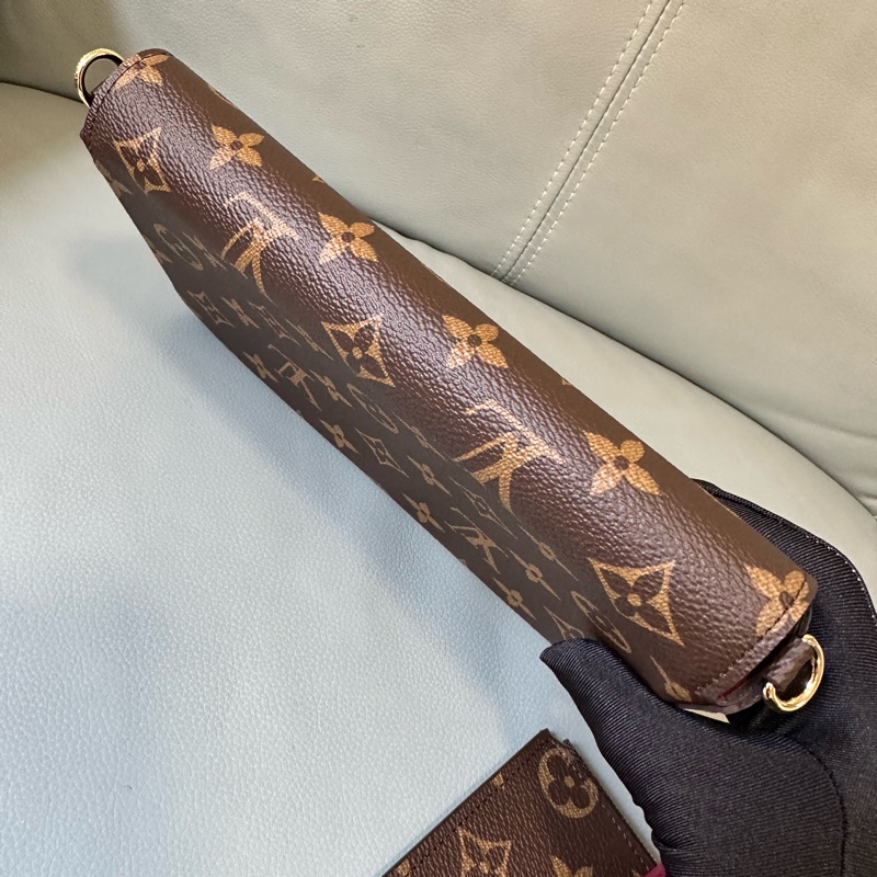 全新全套LV Felicie Pochette 老花三合一芯片款，全新未使用，專櫃正品，配件齊全！帶盒、票、塵袋、鏈條齊備-7