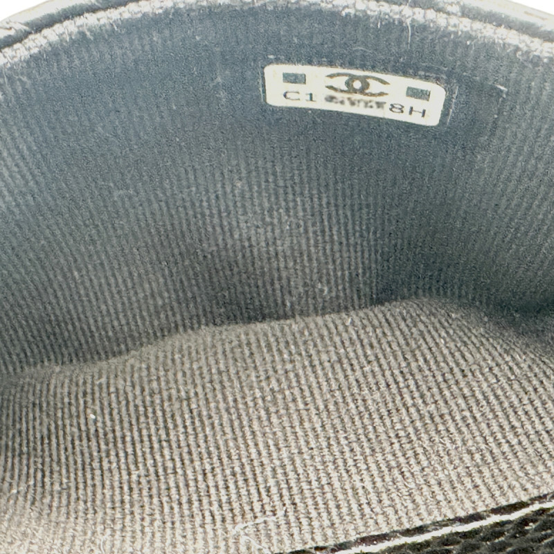 黑色 荔枝紋 牛皮 卡夾 名片夾 AP0214【CHANEL 香奈兒】 AP0214-4