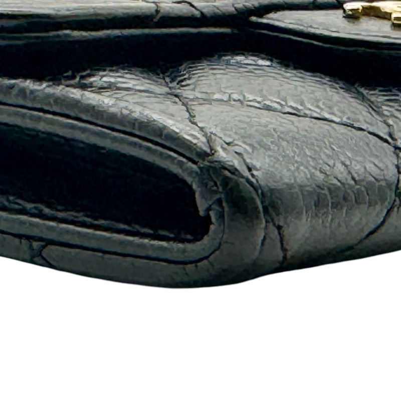 黑色 荔枝紋 牛皮 卡夾 名片夾 AP0214【CHANEL 香奈兒】 AP0214-11