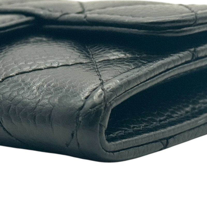 黑色 荔枝紋 牛皮 卡夾 名片夾 AP0214【CHANEL 香奈兒】 AP0214-14