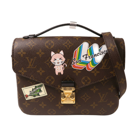 棕色 原花 帆布 My World Tour Pochette Metis 两用包【LOUIS VUITTON LV 路易威登】 #PO1073