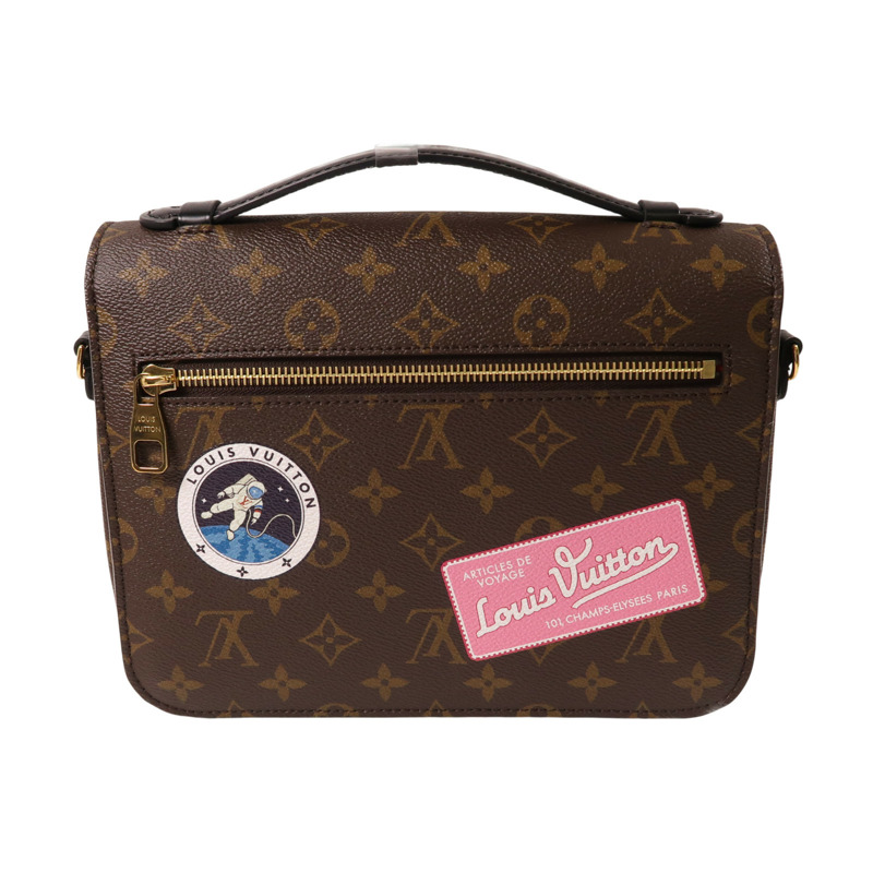 棕色 原花 帆布 My World Tour Pochette Metis 两用包【LOUIS VUITTON LV 路易威登】 #PO1073-1