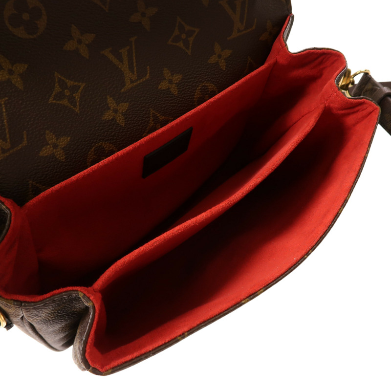 棕色 原花 帆布 My World Tour Pochette Metis 两用包【LOUIS VUITTON LV 路易威登】 #PO1073-4
