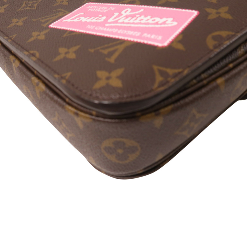 棕色 原花 帆布 My World Tour Pochette Metis 两用包【LOUIS VUITTON LV 路易威登】 #PO1073-14