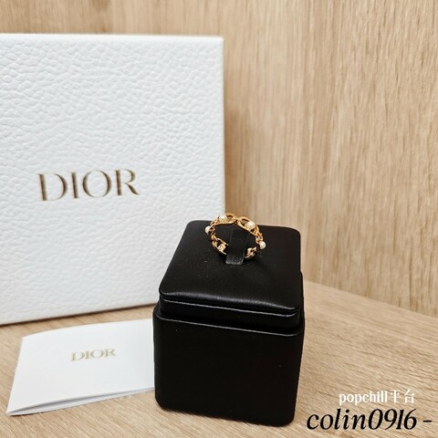 [甜美好物甜出❣️] Dior 金色珍珠串聯 MontaigneJolie戒指