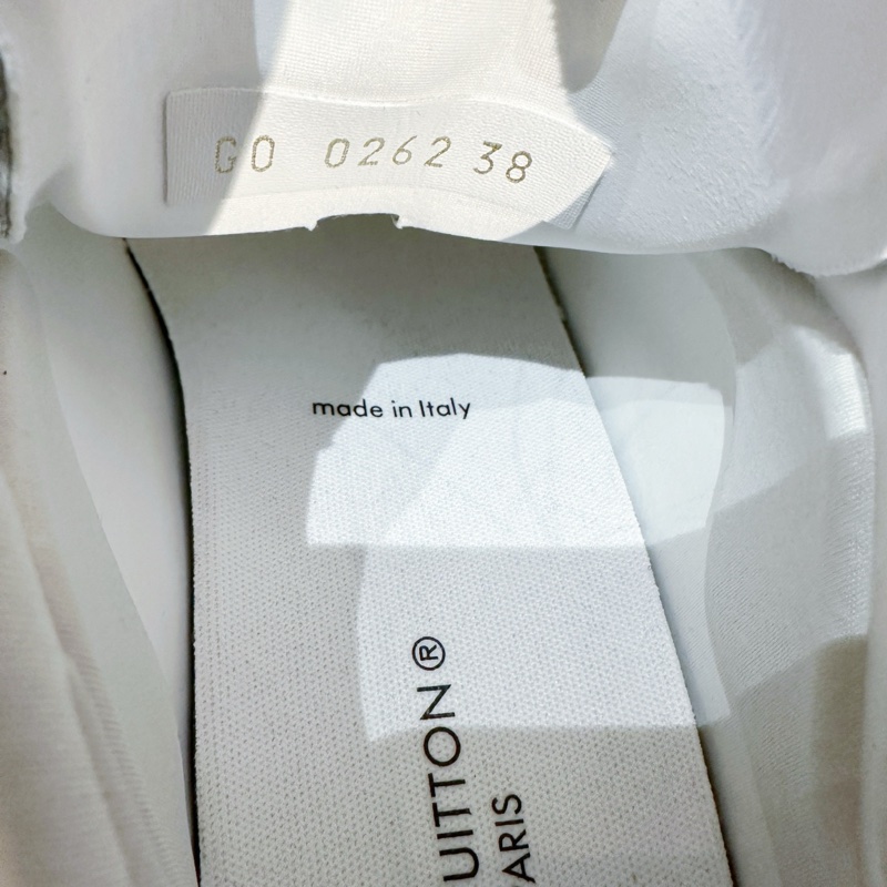 路易威登 LOUIS VUITTON LV RUN55 白棕運動鞋 尺碼/38碼-8