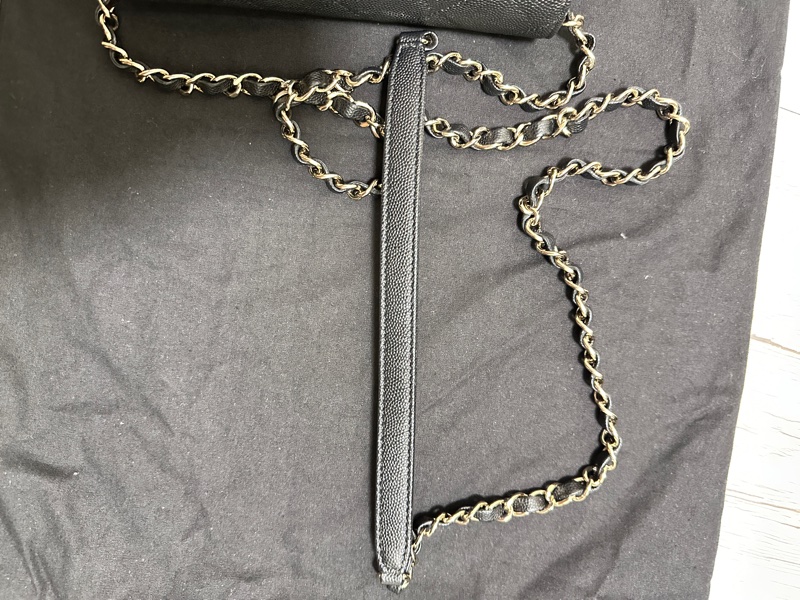 Chanel拉鍊方胖 二手-8