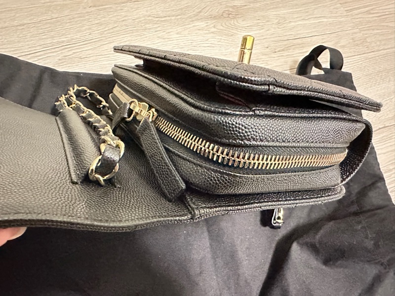 Chanel拉鍊方胖 二手-13