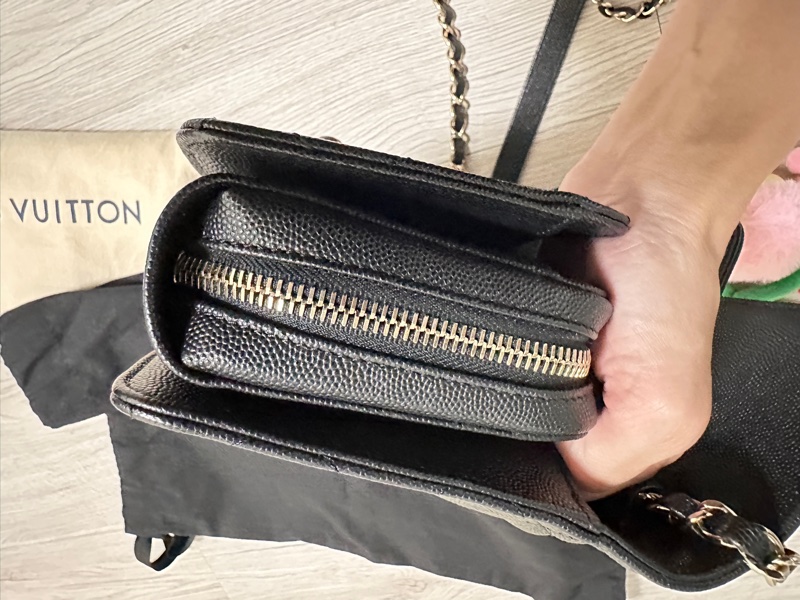 Chanel拉鍊方胖 二手-25