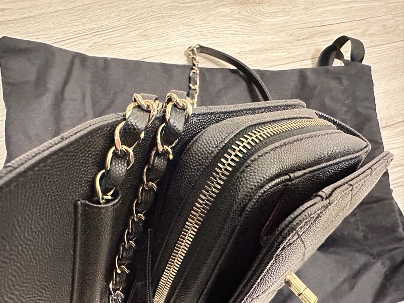 Chanel拉鍊方胖 二手-27