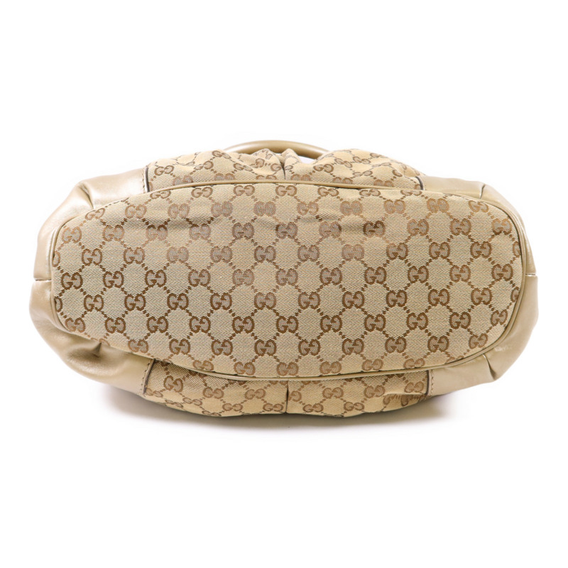 GUCCI 帆布2 Way Shoulder Bag金扣手挽肩背兩用袋-3