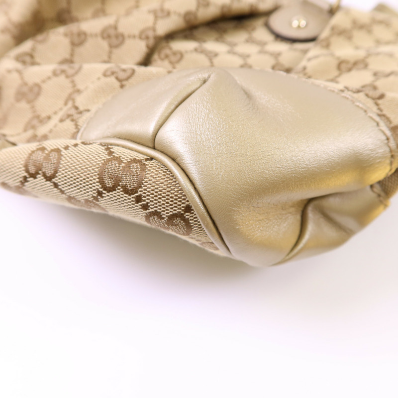 GUCCI 帆布2 Way Shoulder Bag金扣手挽肩背兩用袋-12