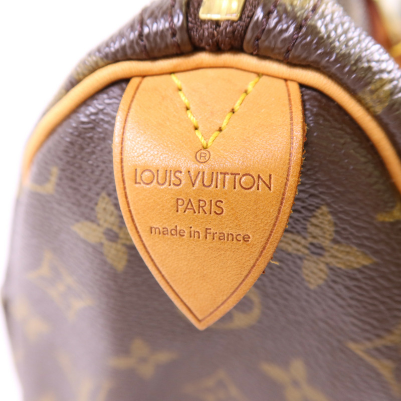 LOUIS VUITTON Monogram Speedy 35金扣手挽袋-6