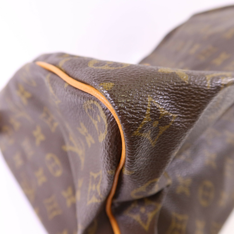 LOUIS VUITTON Monogram Speedy 35金扣手挽袋-11