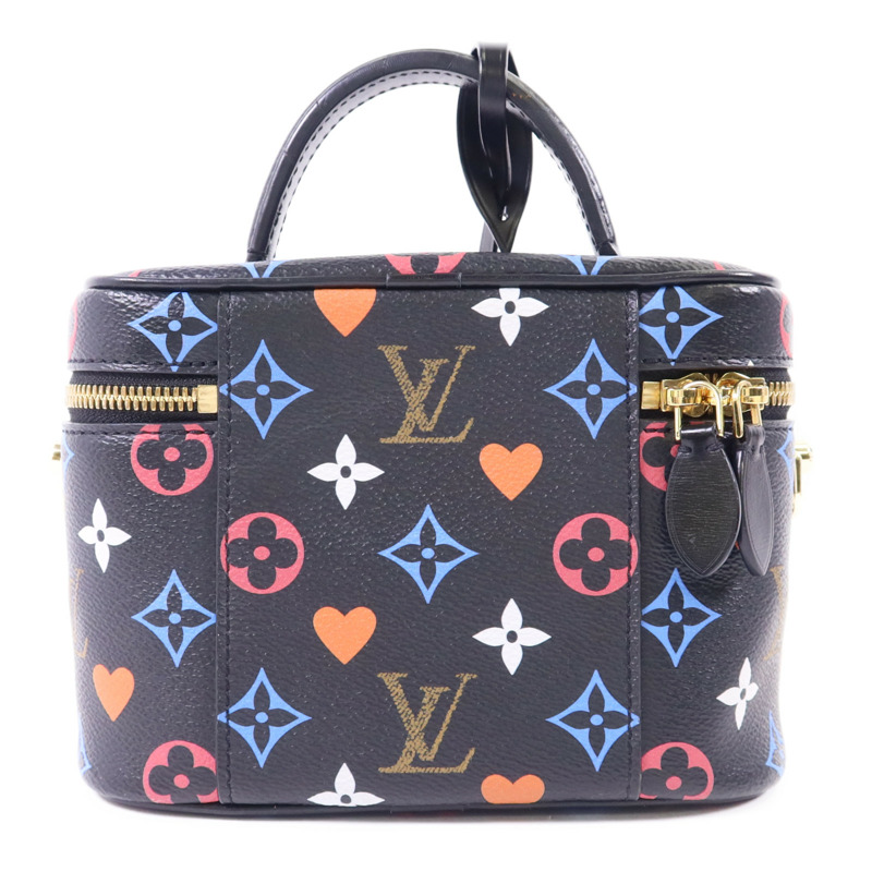 LOUIS VUITTON Monogram Game On Vanity PM金扣手挽肩背兩用袋-1