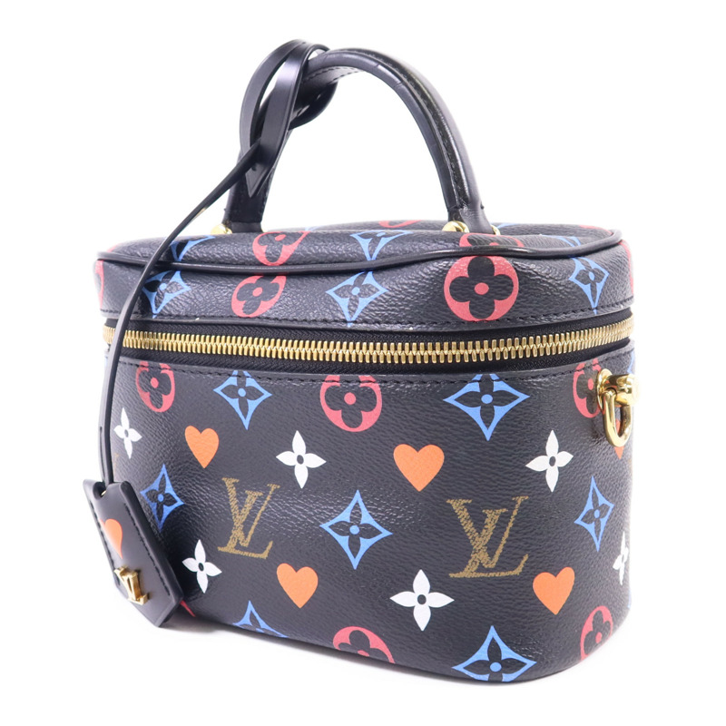 LOUIS VUITTON Monogram Game On Vanity PM金扣手挽肩背兩用袋-2