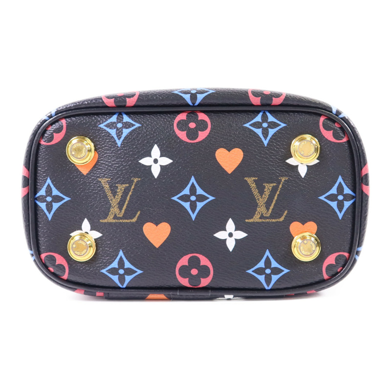LOUIS VUITTON Monogram Game On Vanity PM金扣手挽肩背兩用袋-3