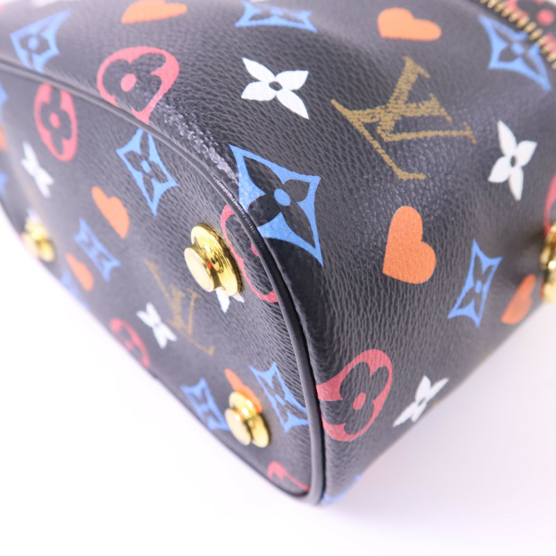 LOUIS VUITTON Monogram Game On Vanity PM金扣手挽肩背兩用袋-12