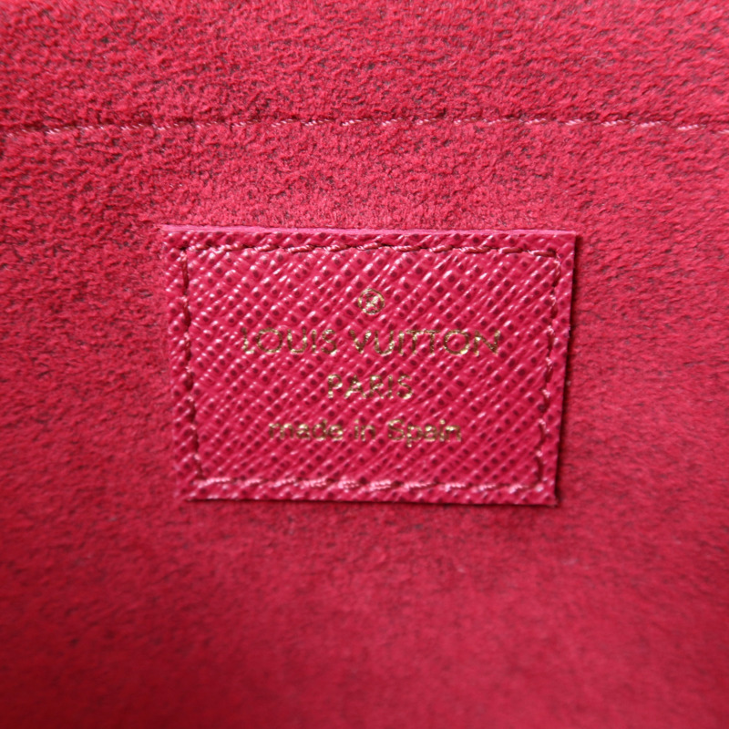 LOUIS VUITTON Monogram Felicie Pochette金扣鏈帶肩背袋-6