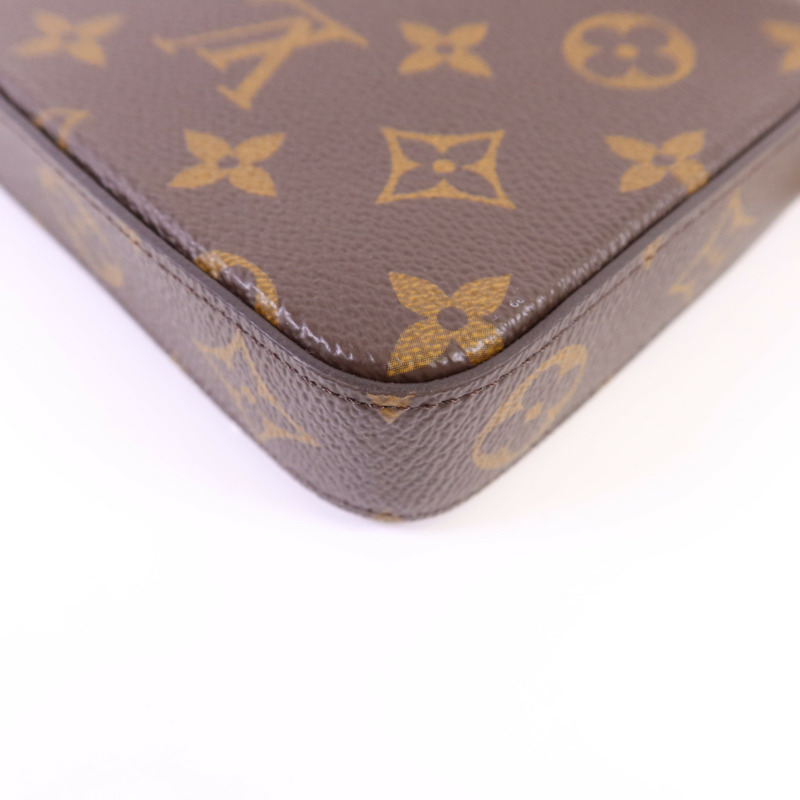 LOUIS VUITTON Monogram Felicie Pochette金扣鏈帶肩背袋-15