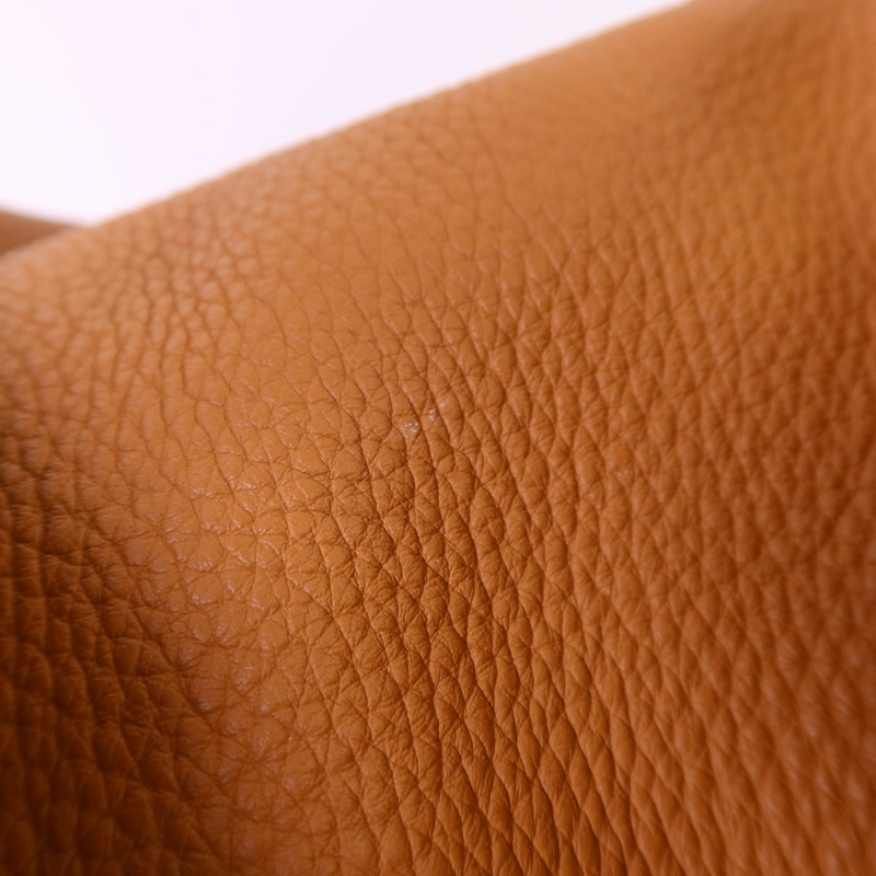 HERMES Clemence皮革Lindy 30銀扣手挽肩背兩用袋Gold-14