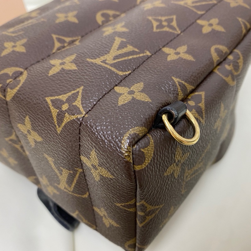 LV  palm spring  經典老花mini雙肩小書包  後背包-2