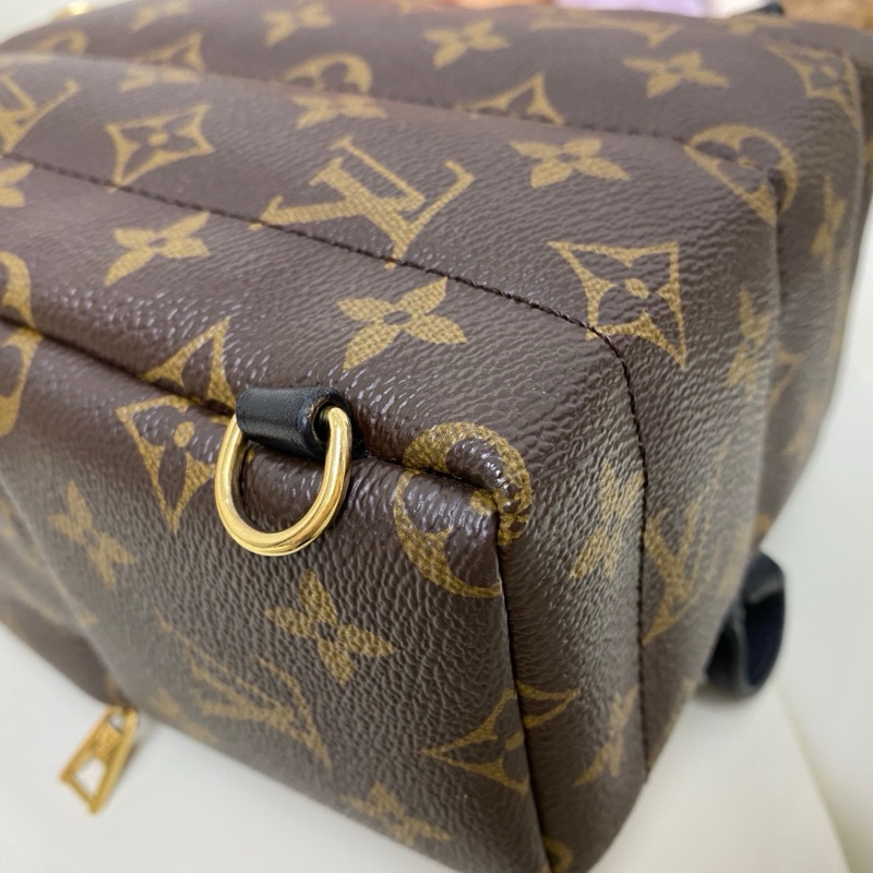 LV  palm spring  經典老花mini雙肩小書包  後背包-3