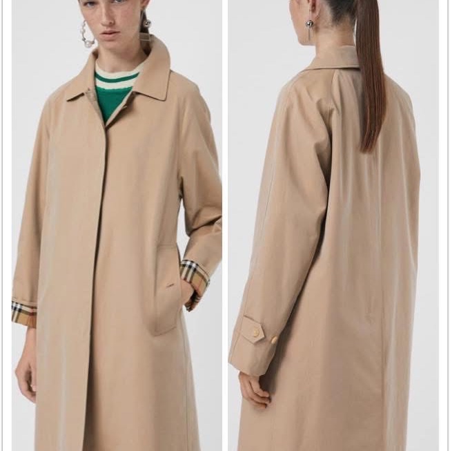 BURBEERY英國蜜色卡姆登風衣16-1