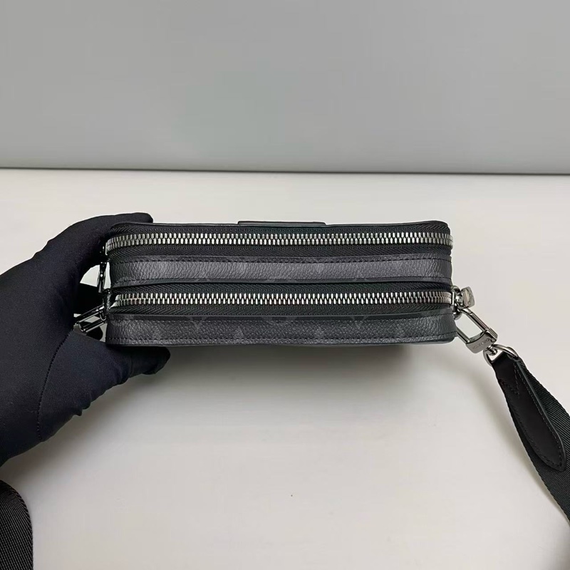 🌷新款芯片款！Louis Vuitton 路易威登 alpha男士黑老花相機包-5