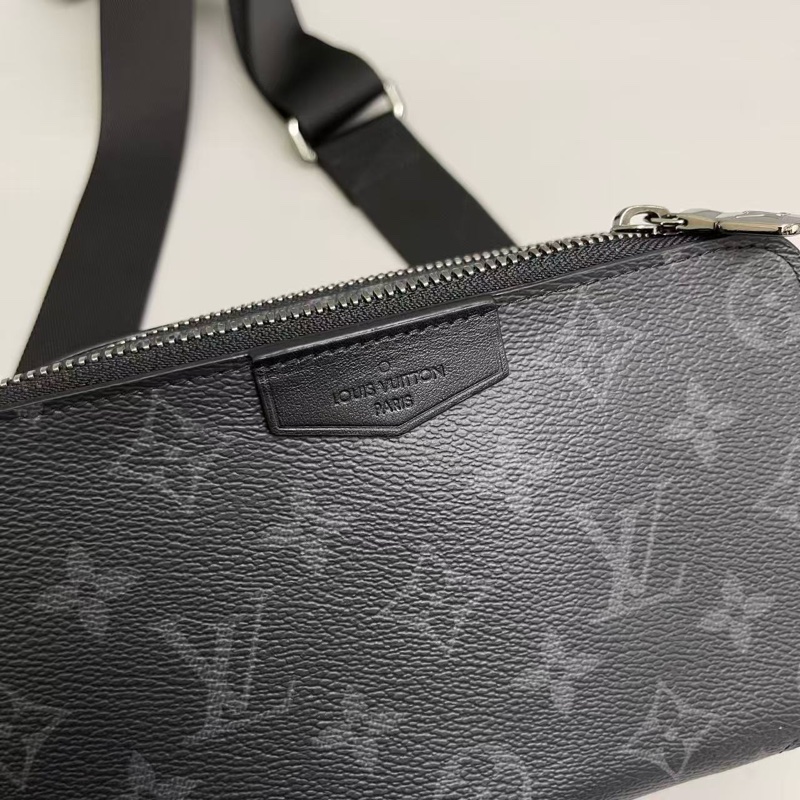 🌷新款芯片款！Louis Vuitton 路易威登 alpha男士黑老花相機包-8